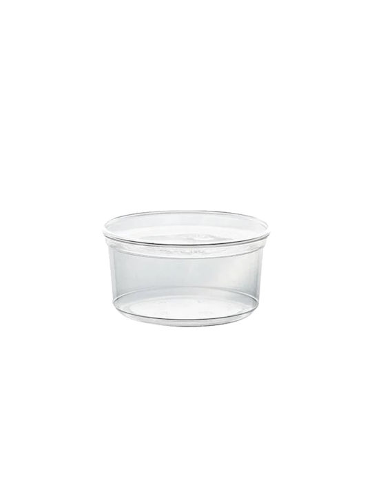 Intertan Serving Bowl Round Plastic Transparent with Diameter 11.7cm 1pcs