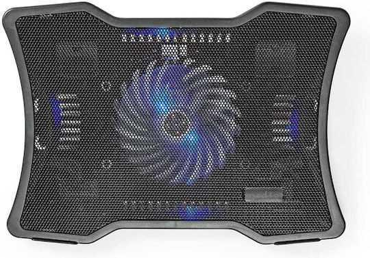 Nedis Pad De Răcire Pentru Laptop Până La 17" Cu 1 Ventilator Și Iluminare NBCR101BK