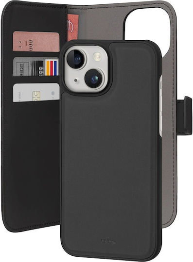 Puro Wallet Πλαστικό Μαύρο (iPhone 15)