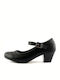 Pantofi cu toc cu Curea Negre