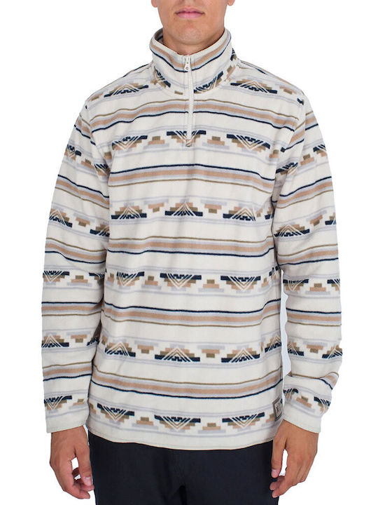 Hurley Langarm-Herrenbluse Beige