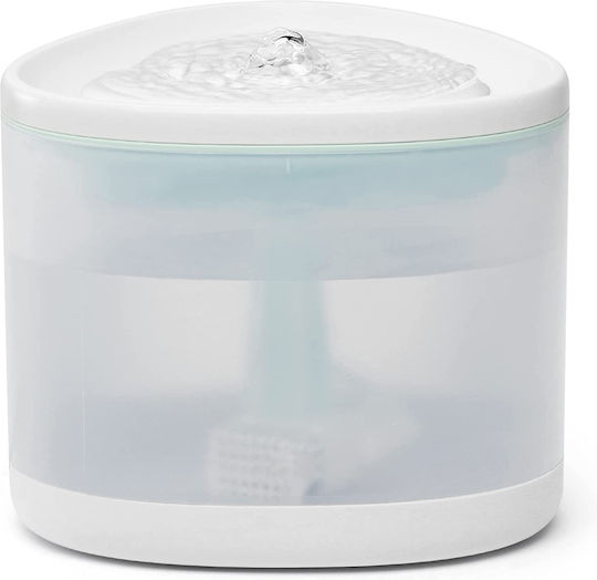 Bruno Automatic Bowl made of ABS Plastic Water for Dog & Cat 2.5lt 14cm in White Color