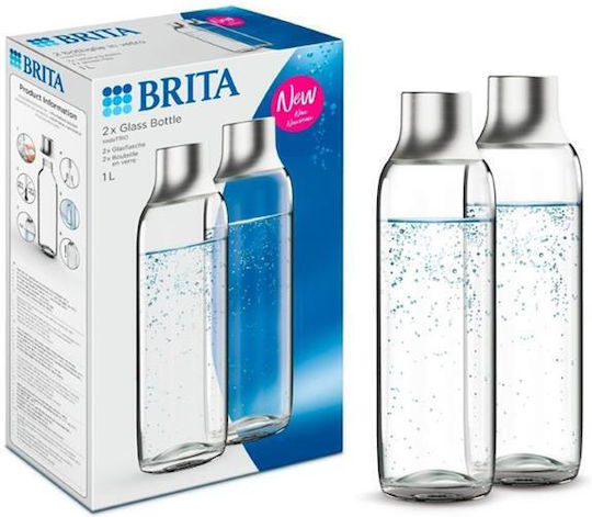 Brita Sodatrio Μπουκάλι Νερού Γυάλινο με Βιδωτό Καπάκι