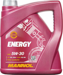 Mannol Energy Synthetic Car Lubricant 5W-30 A3/B4 4lt