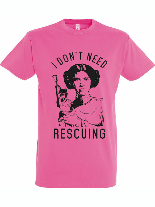 Princess Leia, Star Wars T-shirt Pink Cotton