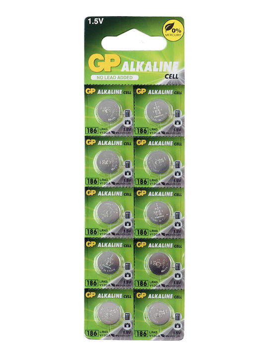 GP Batteries Alkaline Cell Batterie Alkalisch LR43 1.5V 1Stück
