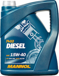 Mannol 15W-40 4-Stroke Motorcycle Motor Oil 5lt