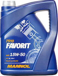 Mannol 15W-40 4-Stroke Motorcycle Motor Oil 5lt