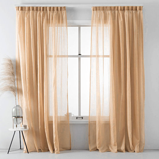 Saray Home Παραθύρου με Τρέσα Πορτοκαλί 280x140εκ. Saray Home Παραθύρου με Τρέσα Πορτοκαλί 280x140εκ.