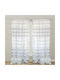 Saray Home Window Curtain with Pencil Pleat White 280x140cm