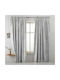 Saray Home Перде с Плик с писалка Blossom Сиво 280x220 см