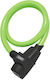 Abus Sc Bicycle Cable Lock with Key Green