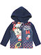 Kids Sweatshirt Cardigan with Hood Navy Blue Minnie Mouse