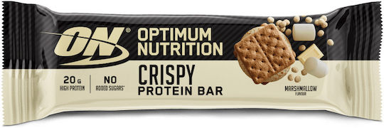 Optimum Nutrition Crispy Riegel mit 31% Protein & Geschmack Marshmallow 65gr