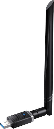 Powertech PT-1132 USB Netzwerkadapter mit Drahtloser Wi-Fi Verbindung 1300Mbps