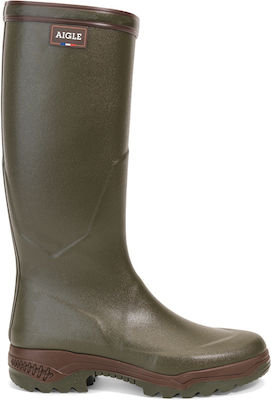 Aigle Parcours 2 Hunting Wellies Waterproof Khaki