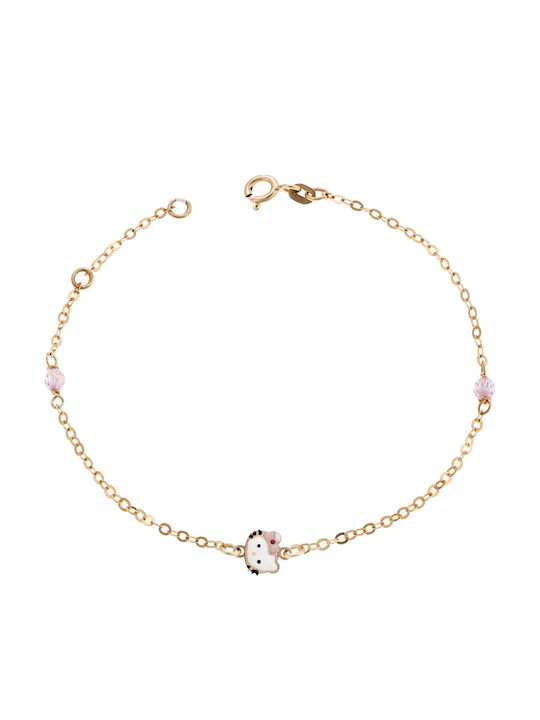 Gold Kinderarmband 9K