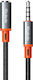 Mcdodo Καλώδιο Ήχου TRRS 3.5mm male - 3.5mm female Μαύρο 1.2m CA-0800