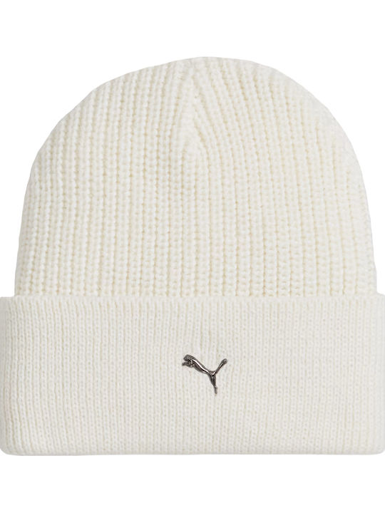 Classics Beanie Unisex Beanie Knitted in Ecru color