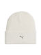 Puma Classics Beanie Unisex Beanie Gestrickt in Ecru Farbe