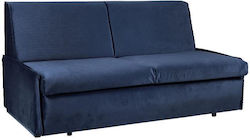 Orelia Two-Seater Fabric Sofa Bed Blue 164x92cm