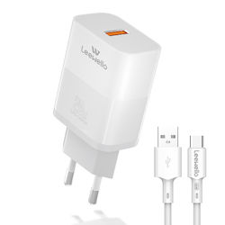 Leewello CDQ22 20W с кабел USB-C Leewello CDQ22 20W с кабел USB-C