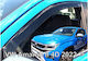 Heko Set of Windbreakers Front Car Dark Fime for Volkswagen Amarok 4D 2022+ 2pcs