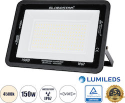 GloboStar Atlas Waterproof LED Floodlight 150W Natural White 4500K IP67