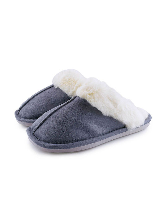 Love4shoes Women's Slippers Gray