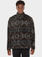 Langarm Herrenbluse Schwarz