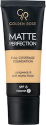 Golden Rose Matte Perfection Liquid Make Up SPF15 W2 35ml