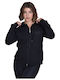 Target Women's Hooded Fleece Cardigan Black