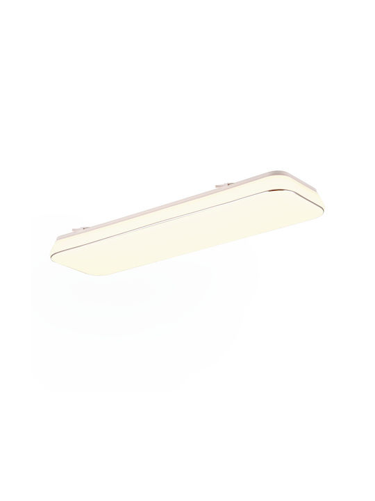 Trio Lighting Modernă Plafonieră de Tavan cu LED Integrat în culoare Alb 60buc