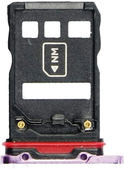 Υποδοχή Κάρτας Sim Λιλά για Huawei P30 Pro