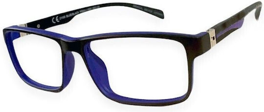 Clear View Ochelari De Citit +3.00 În Culoare Ramă Albastră