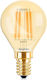 Braytron Λάμπα LED 4W για Ντουί E14 και Σχήμα P45 Θερμό Λευκό