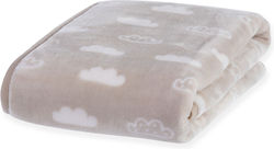 Nef-Nef Homeware Cot Blanket Clouds 100x140cm