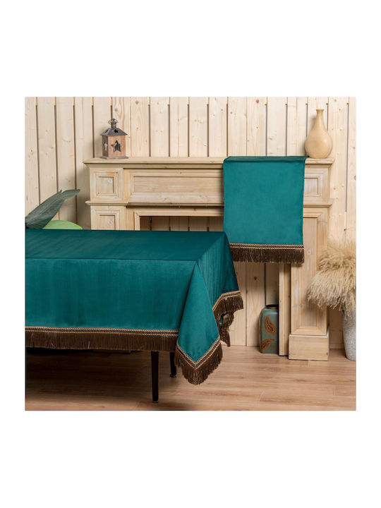 Liolios Home Τραπεζομάντηλο Green 160x220εκ.