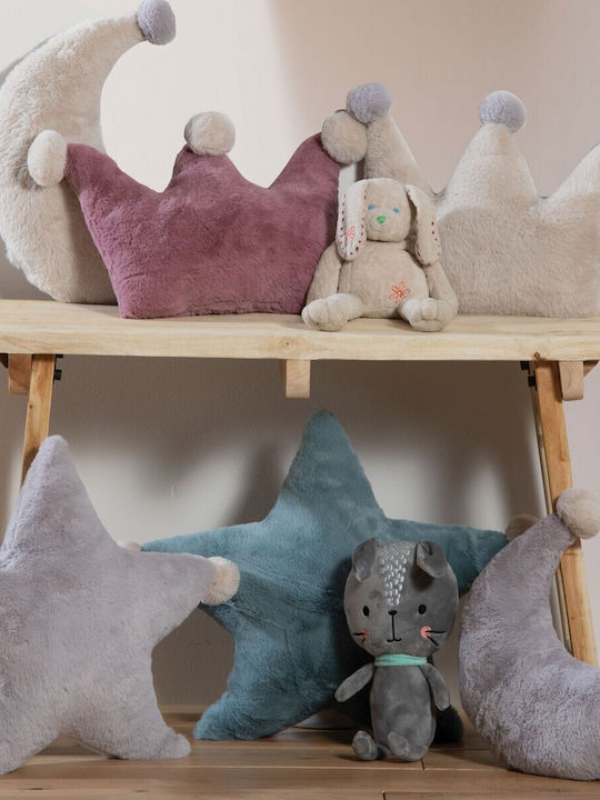 Nef-Nef Homeware Kinder Wurfkissen Moon Ecru 30...