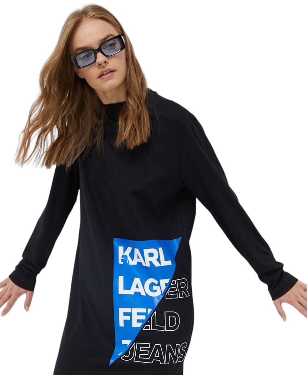 Karl Lagerfeld Midi T shirt 236J1308 J101 Skroutz.gr