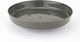 Lamela Round Pot Plate Grey 14.5x14.5buc