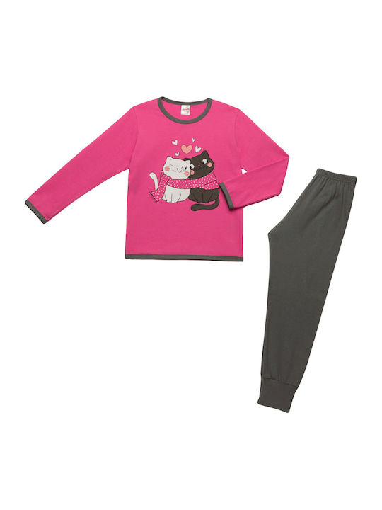 Minerva Kids' Pajamas Winter Fuchsia SWEET