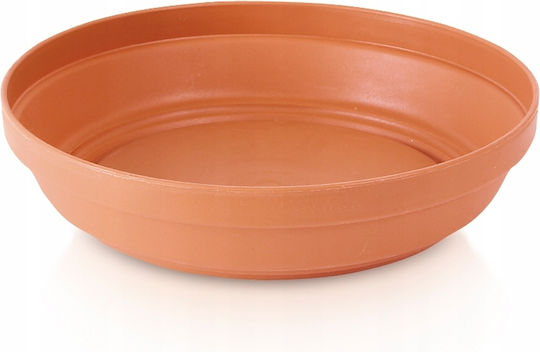 Prosperplast Pg26 Plate Pot Plastic Brown 25.5x25.5cm PG26-R624