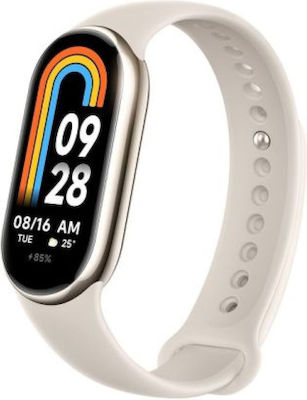 Xiaomi Smart Band 8 Waterproof with Heart Rate Monitor Gold
