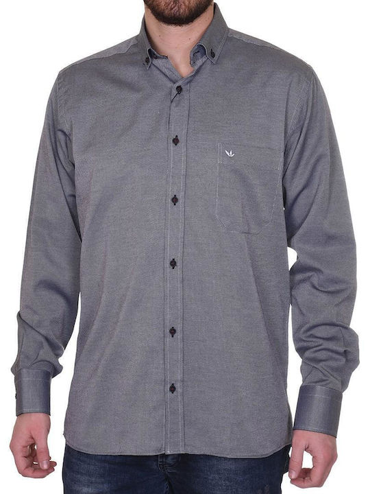 Long Sleeve Shirt in Regular Fit Grey