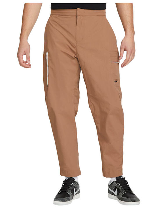 Sportswear Style Essentials Jogginghose mit Gummizug Braun
