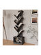 Bookcase Badru Gray 40x19.5x150cm