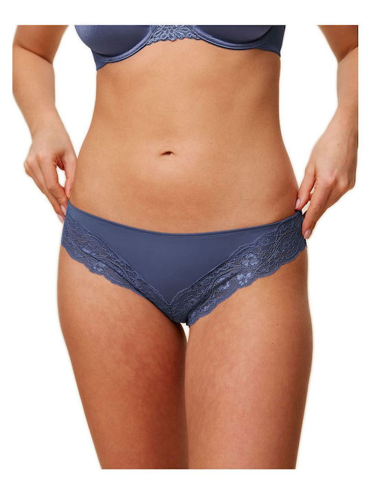 Triumph Γυναικείο Slip με Δαντέλα Μωβ