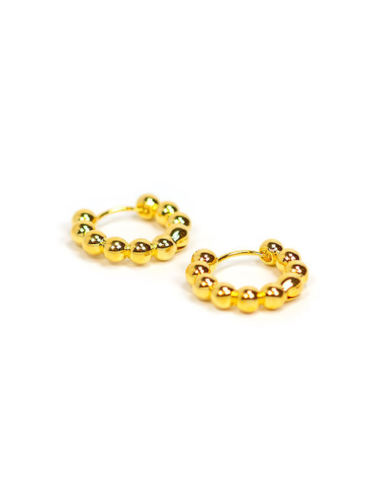 Earrings Hoops Gold Plated