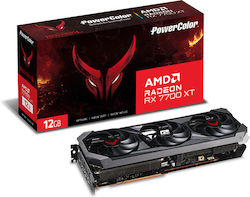 PowerColor Radeon RX 7700 XT 12GB GDDR6 Red Devil OC Κάρτα Γραφικών